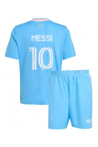 Fotbalové Dres Inter Miami Lionel Messi #10 Dětské Třetí Oblečení 2025-26 Krátký Rukáv (+ trenýrky)